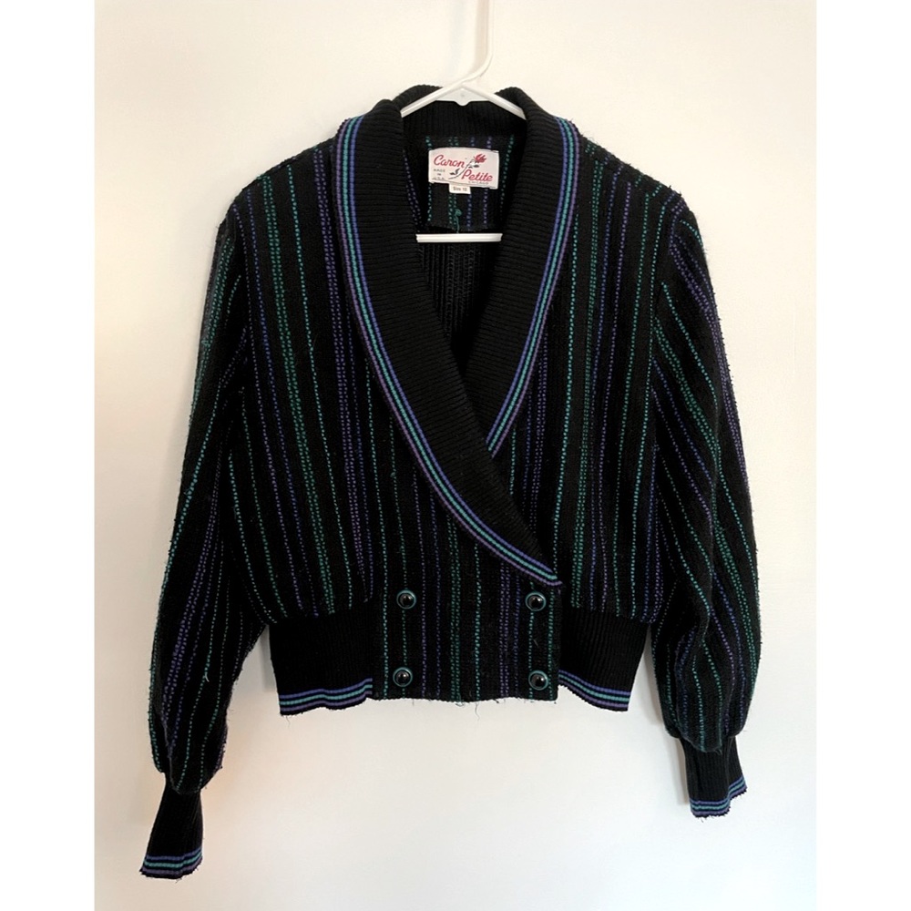 Vintage Caron Petite 80’s Crop Sweater